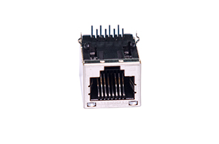 HRS  RJ45模块插座连接器与脉冲变压器